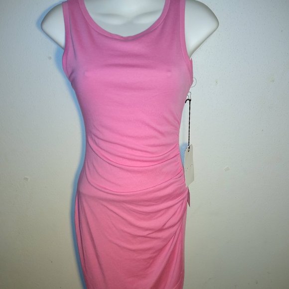 LEITH- Ruched Body-Con Tank Dress - Picture 1 of 4